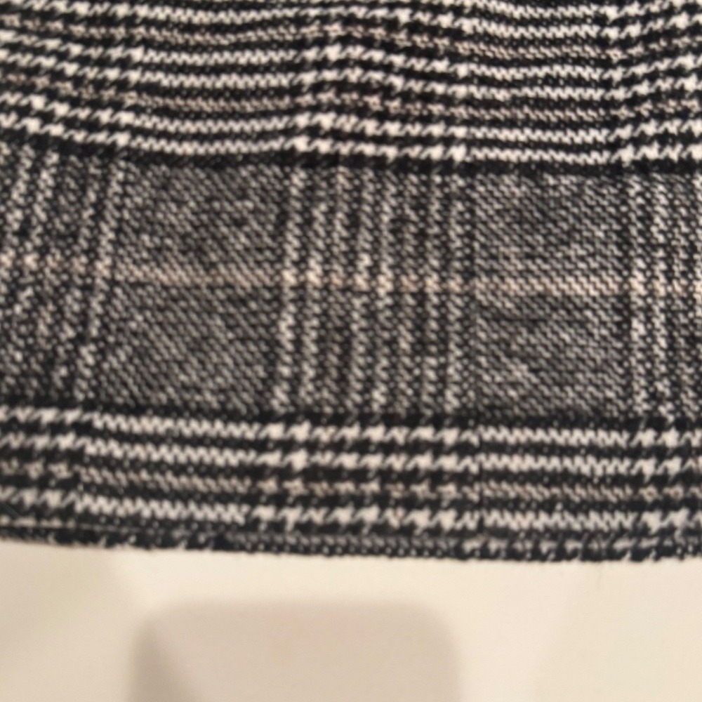 Forever 21‎ Y2K Plaid Mini Skirt Black Grey A-Line Indie Sleaze Schoolgirl Small - Picture 5 of 7